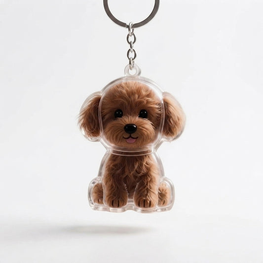 Dog Hair Memory Capsule Keychain